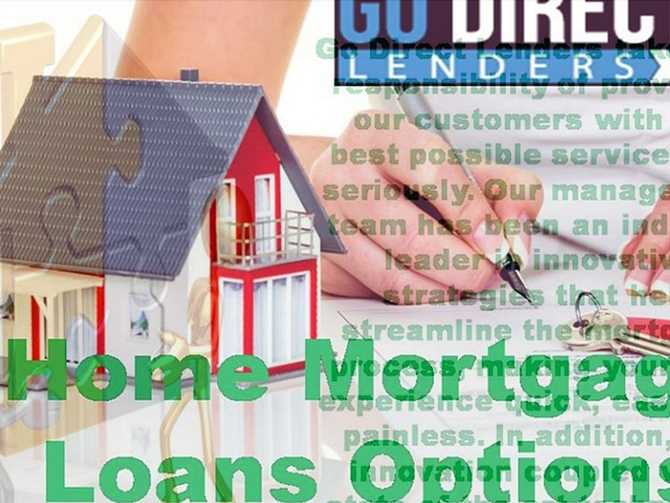 Want Different Home Mortgage Loans Options