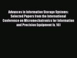 Read Advances in Information Storage Systems: Selected Papers from the International Conference