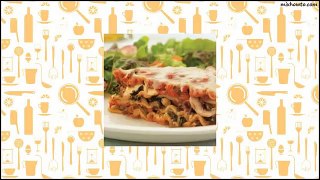 Recipe Sausage, Mushroom & Spinach Lasagna