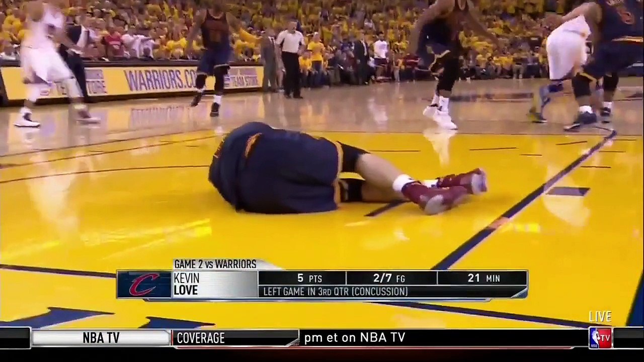 Kevin Love Injury Update - Warriors vs Cavaliers - Game 3 Preview - June 7, 2016 NBA Finals