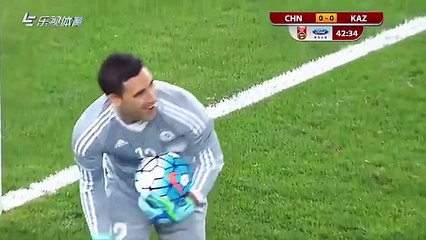 Ulan Konysbayev Serious Injury - China 0 – 1 Kazakhstan - International Friendly Game 07.06.2016