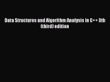 Download Data Structures and Algorithm Analysis in C   3th (third) edition PDF Free