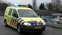 A1 ambulances 17-343 & 17-136 vanaf post Brugwachter naar verschillende meldingen