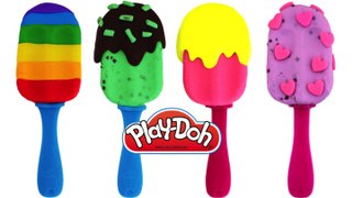 Play-Doh How to Make Fun Ice Cream Popsicles * Creative DIY for Kids RainbowLearning