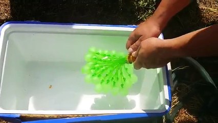 30 water balloons in less than 30 seconds