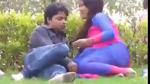 Indain BOy and Girl Caught Kissing In park
