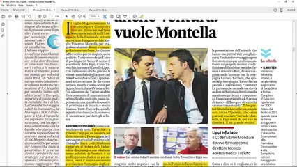 Le stupidaggini del Fatto sul blocco renziano di Ventura a ct della nazionale