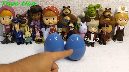 6 Surprise Eggs Peppa Pig, Madagascar, Mickey Mouse, Peppa Pig Toys