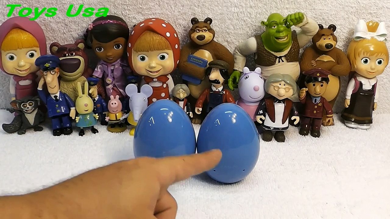 6 Surprise Eggs Peppa Pig, Madagascar, Mickey Mouse, Peppa Pig Toys