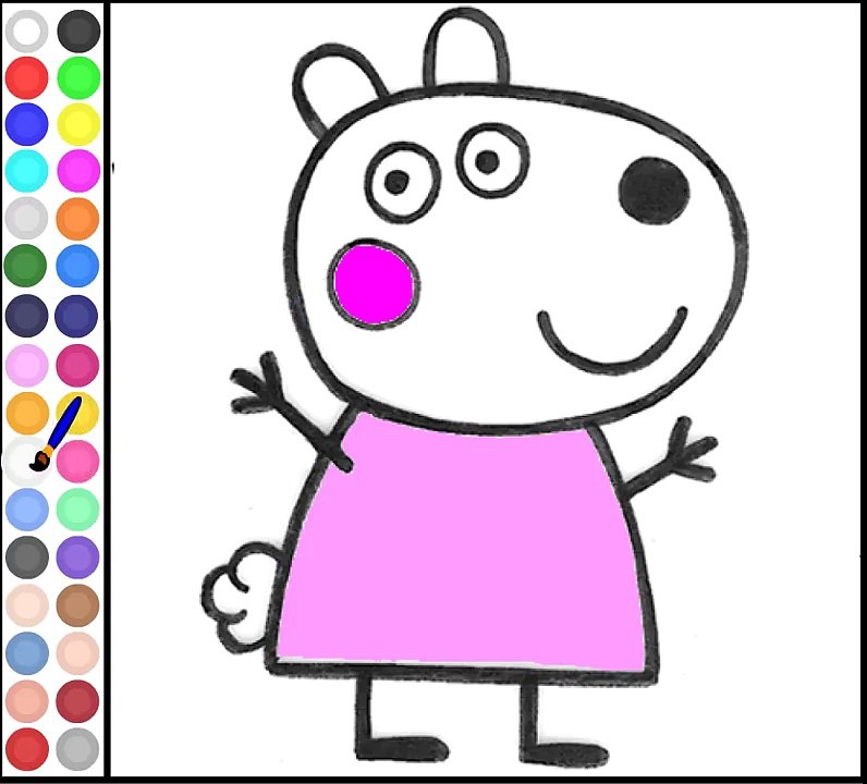 Colorear Suzy Sheep