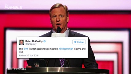 "Roger Goodell Dies at 57" Says Hacked NFL Account