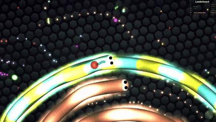 Slither.io Epic Glitch The Largest Snake In Slitherio! (Slither.io Best Moments)