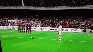 Gol de falta do Robben - FIFA 15 - PS3