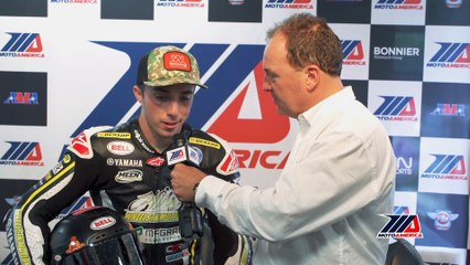 MotoAmerica Road America Post-Victory Recap With Josh Herrin