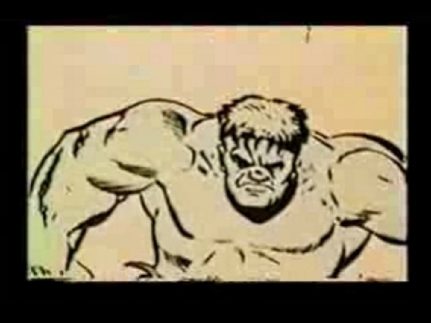 Incroyable Hulk - Iron Man - old cartoon Super 8