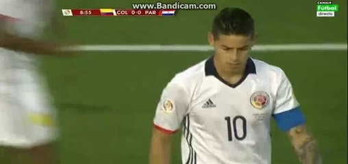 James Rodriguez super power SHOOT - Colombia 0-0 Paraguay - 07-06-2016