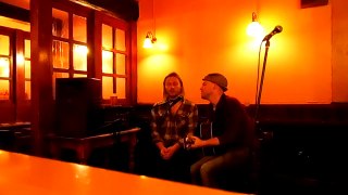 Dave Webster and Gav McGinty at The Bank Bar Dundee