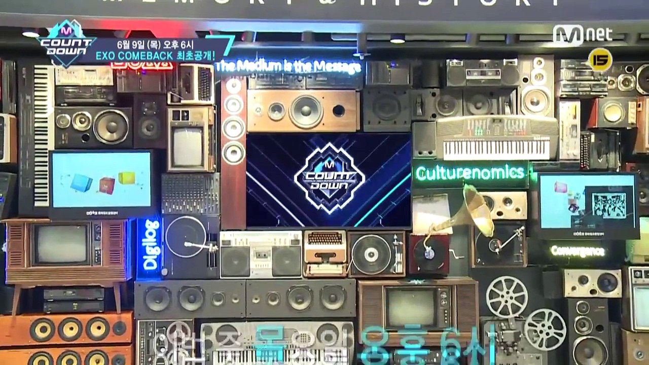 이번 주 엠카 최초공개, 드디어 돌아온 ′EXO′의 컴백무대! M COUNTDOWN 160609 EP.477