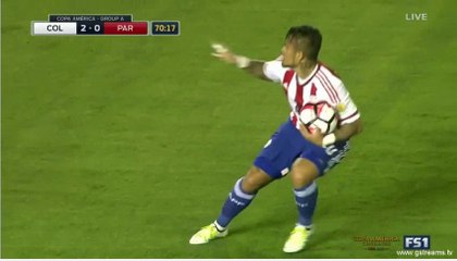 Victor Ayala Goal HD - Colombia 2-1 Paraguay 07.06.2016