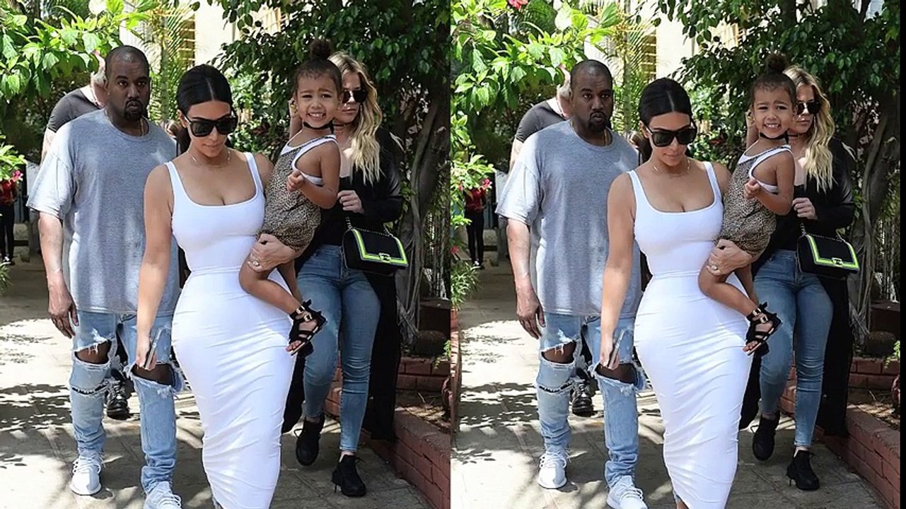 Kim Kardashian Hot Big Cleavage Show In Eye-Popping Dress In Cuba