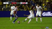 Oscar Romero Red Card - Colombia 2-1 Paraguay 07.06.2016