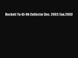 [PDF] Beckett Yu-Gi-Oh Collector Dec. 2002/Jan.2003 [Download] Full Ebook