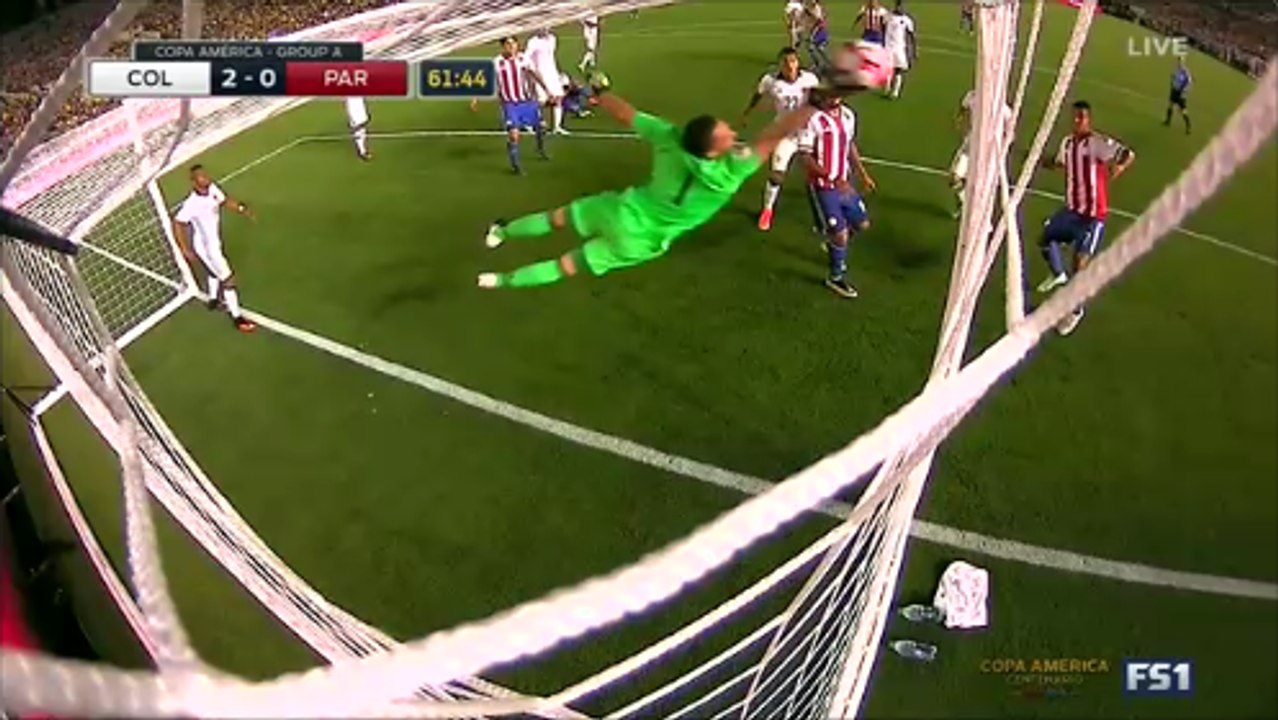 David Ospina With A Stunning Save vs Paraguay!