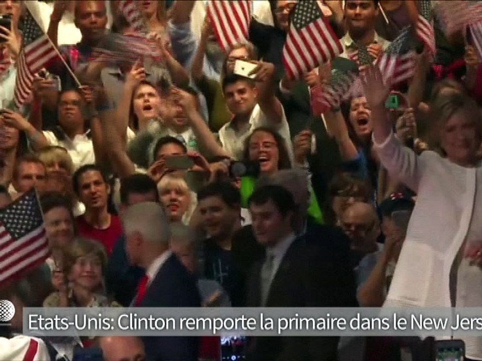 Primaire démocrate: victorieuse, Hillary Clinton entre dans l'histoire