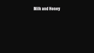 Read Milk and Honey PDF Online