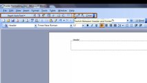 Word 2003   Footer Formatting - Add a separation line & field code