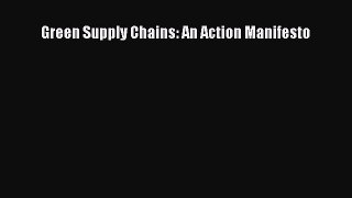 PDF Green Supply Chains: An Action Manifesto [Download] Full Ebook
