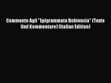 Download Commento Agli Epigrammata Bobiensia (Texte Und Kommentare) (Italian Edition) PDF Free