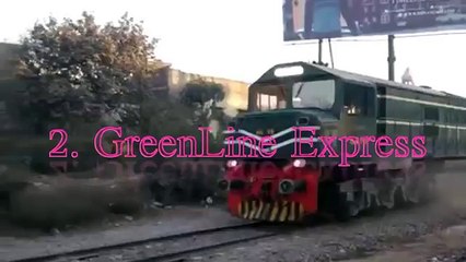 LATEST Top 10 Fastest Trains In Pakistan 2016