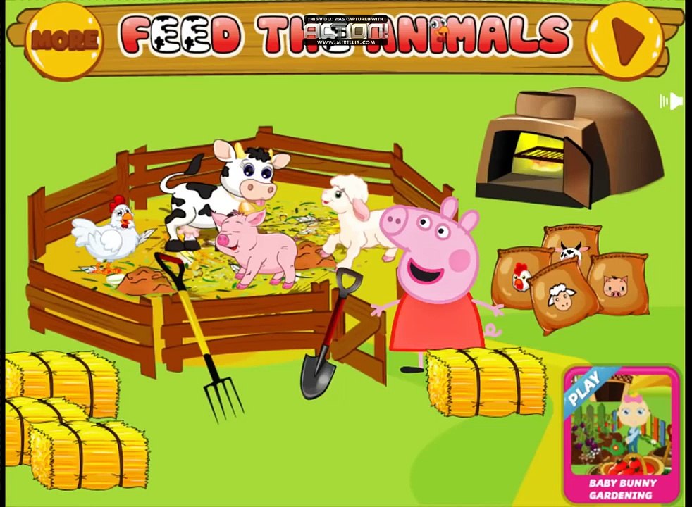 Peppa Pig Games Peppa Pig Feed The Animals – Peppa Pig Farm Animals Games For Girls And Ki