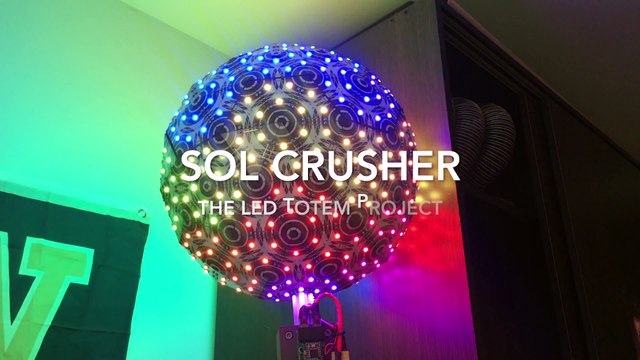 Une boule à facettes de 540 Leds pour vos grosses teufs !!