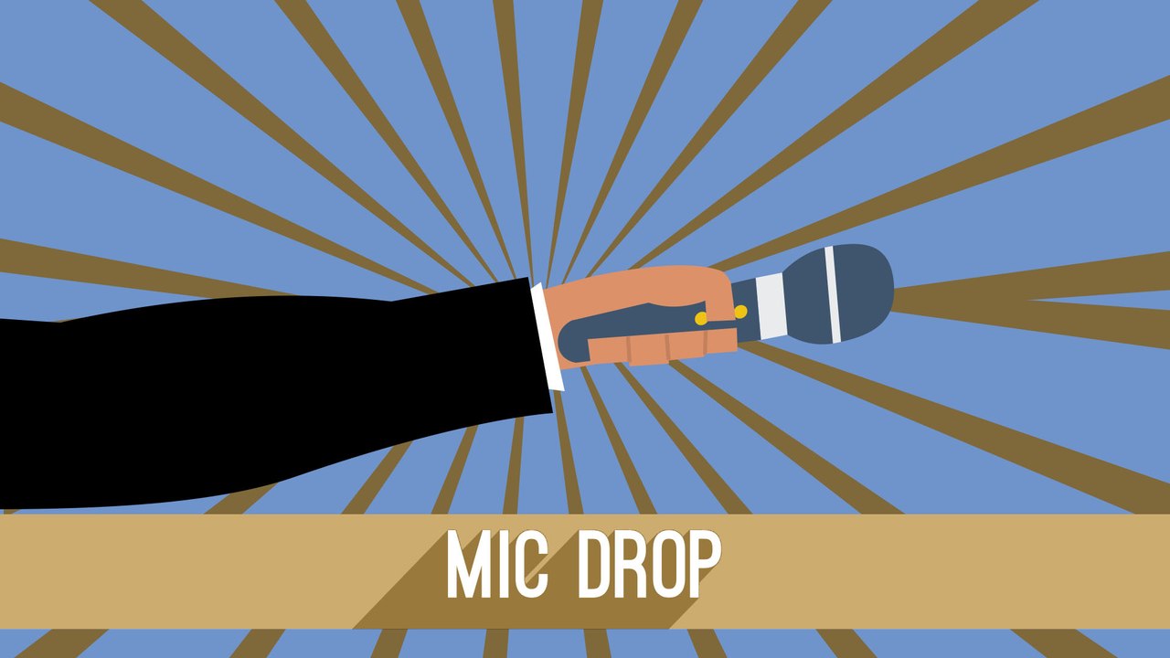 Mic Drop  - Be Cool Animation Cartoon