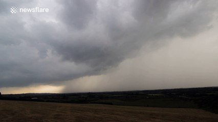 Beautiful footage of a thunderstorm in Northern Ireland