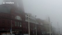 Blackpool shrouded in fog