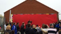 Inauguration de la fresque réalisée avec l'artiste LEM