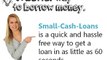 Small Cash Loans- Quick Money Loans for Short Term