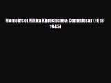Download Memoirs of Nikita Khrushchev: Commissar (1918-1945) Ebook