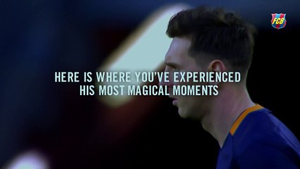 Play a match at Camp Nou with 10 of your friends (Leo Messi)