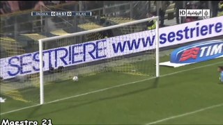 Pirlo Goal on Parma - 02/10/2010 all replay