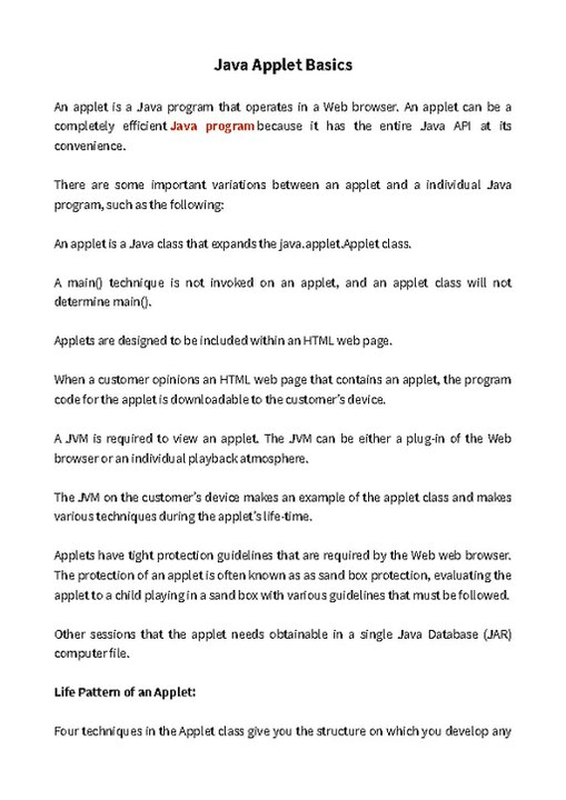 Java_Applet_Basics
