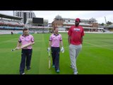 NBA star Andre Drummond meets Eoin Morgan, Brendon McCullum at Lord's
