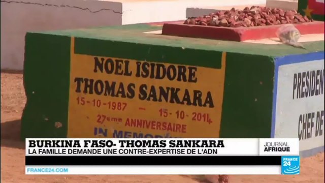 Burkina-Faso : la famille de Thomas Sankara demande une contre-expertise de l'ADN de la dépouille
