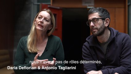 Entretien Daria Deflorian et Antonio Tagliarini - Odéon-Théâtre de l'Europe