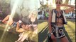 Kimberley Garner Braless Cleavage Visible In Low Cut White Dress
