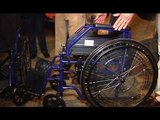 Napoli - Federfarma dona due sedie a rotelle alla Galleria Borbonica (04.06.16)