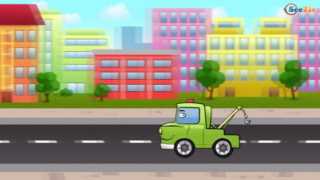 Мультфильмы для Детей. Монстр Трак и Эвакуатор. Экскаватор, Грузовик и АвтоСервис. Мультики Машинки